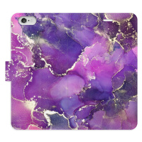 Flipové puzdro iSaprio - Purple Marble - iPhone 6/6S