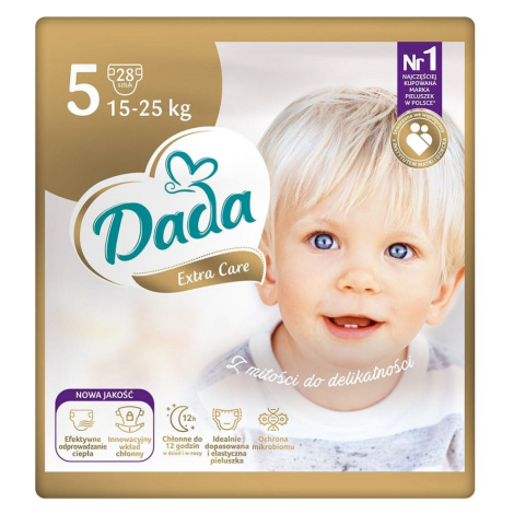 DADA Extra Care Plienky jednorazové 5 Junior (15-25 kg) 28 ks