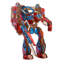 Woodcraft Drevené 3D puzzle Powersuit farebný