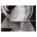 DY Sivo-čierny vzorovaný koberec Near Rozmer: 160x220 cm