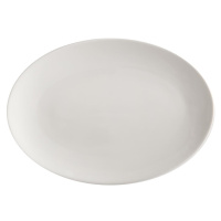 Biely porcelánový tanier Maxwell & Williams Basic, 35 x 25 cm