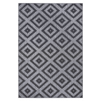 Kusový koberec Twin-Wendeteppiche 105466 Night Silver – na ven i na doma - 80x250 cm NORTHRUGS -