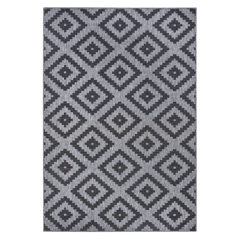 Kusový koberec Twin-Wendeteppiche 105466 Night Silver – na ven i na doma - 80x250 cm NORTHRUGS -