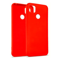 Silikónové puzdro na Xiaomi Redmi 10C/Poco C40 Silicone TPU červené