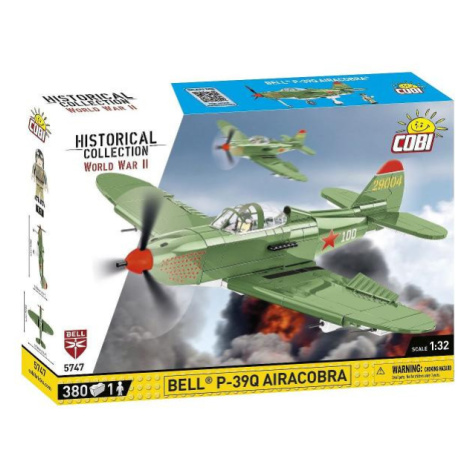 Cobi II WW Bell P-39 D Aircobra Soviet, 1:32, 380 k, 1 f