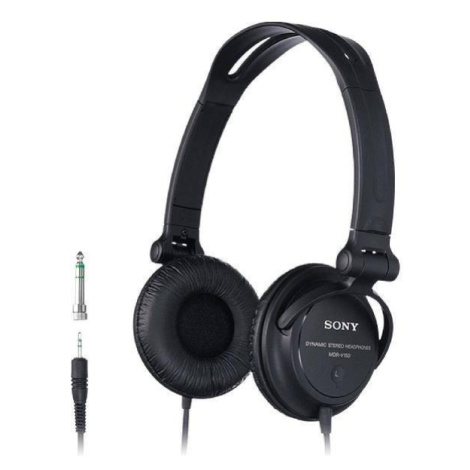 SONY stereo sluchátka MDR-V150, černá