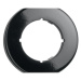 Rámček okrúhly viac-násobný stredový, čierny bakelit (THPG)