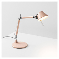 Artemide Tolomeo Micro stolová lampa, medená