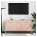 vidaXL TV skrinka ružová 100,5x39x50,5 cm oceľ