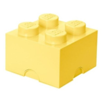 LEGO® úložný box 4 - svetložltá 250 x 250 x 180 mm