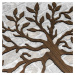 Drevený strom života na stenu - Yesod, Orech