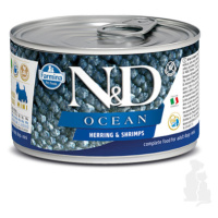 N&D DOG OCEAN Adult Herring & Shrimps Mini 140g + Množstevná zľava 1+1