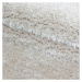 Kusový koberec Brilliant Shaggy 4200 Natur kruh - 120x120 (průměr) kruh cm Ayyildiz koberce