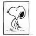 PEANUTS Deka Snoopy 130 x 170 cm