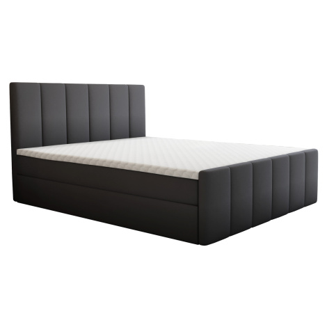 Boxspringová posteľ, 160x200, sivá, STAR Tempo Kondela