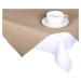 Forbyt, Obrus ​​s nešpinivou úpravou, Jednofarebný dáždik, kávový pr.120 cm
