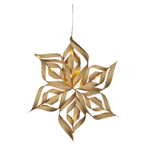 Svetelná dekorácia s vianočným motívom v zlatej farbe Bella – Star Trading