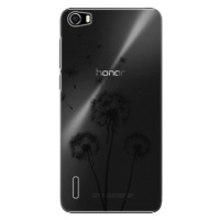 Plastové puzdro iSaprio - Three Dandelions - black - Huawei Honor 6