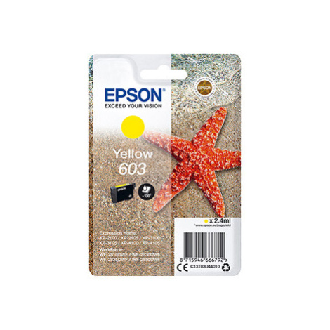 Epson 603 C13T03U44010 žltá (yellow) originálna cartridge