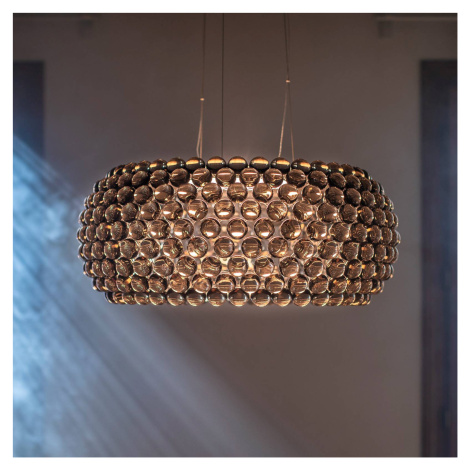 Foscarini Caboche Plus Grande závesná dymová sivá