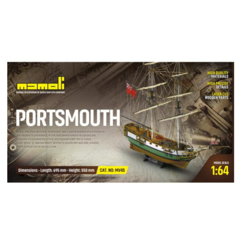 MAMOLI Portsmouth 1796 1:64 kit