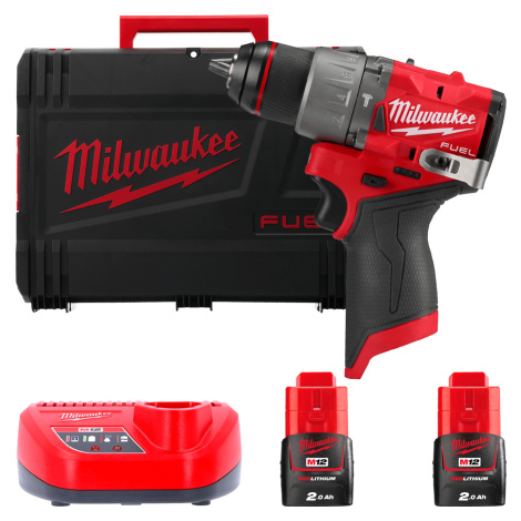 MILWAUKEE M12FPD2-202X M12 FUEL Aku vŕtačka s príklepom - kompaktná 4933479868