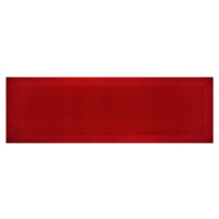 Obklad Ribesalbes Chic Colors rojo bisiel 10x30 cm lesk CHICC1404