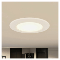 Prios LED vstavané svietidlo Rida, 11,5 cm, 9 W, 3 jednotky, CCT,