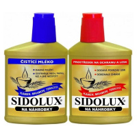 Sidolux Z na náhrobky leštenka 330 g + čistiace mlieko 250 ml