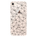 Odolné silikónové puzdro iSaprio - Abstract Triangles 03 - black - iPhone 8