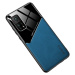 Huawei Mate 40 Pro, silikónové puzdro, koža a zadná strana z plexiskla, stredne odolné voči nára