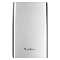 VERBATIM Store 'n' Go HDD 1TB USB 3.0 strieborný