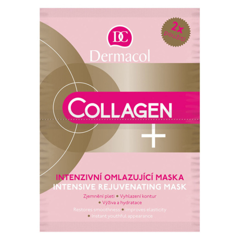 DERMACOL Collagen+ Intenzívna omladzujúca pleťová maska 2 x 8 ml