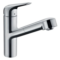 Drezová batéria Hansgrohe Focus M42 s vyťahovacou sprškou chróm 71814000