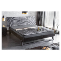 LuxD Štýlová posteľ Shayla 180 x 200 cm čierne mango