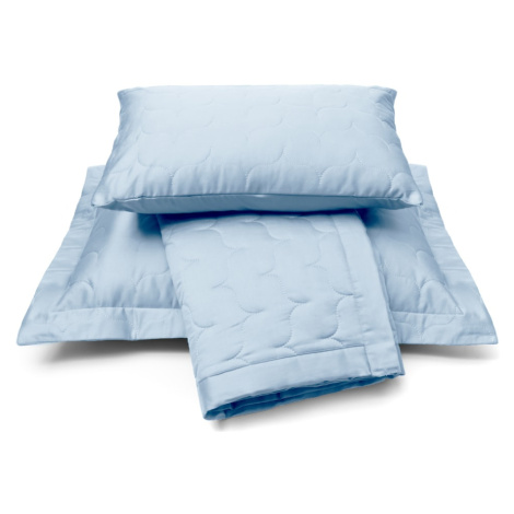 Vandyck Luxusný saténový prehoz na posteľ Dusty blue - sv. modrá - 260x260 cm
