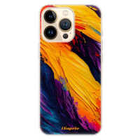 Odolné silikónové puzdro iSaprio - Orange Paint - iPhone 13 Pro Max