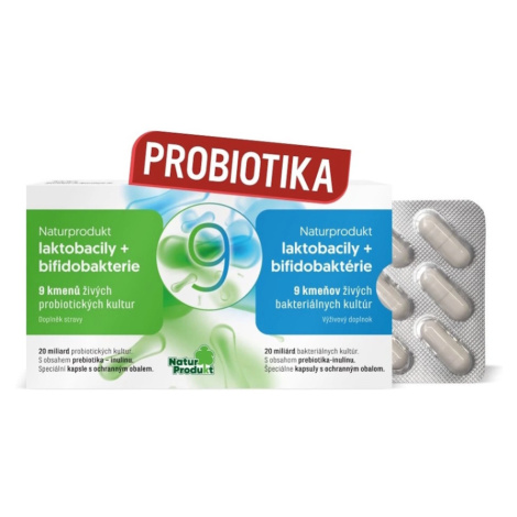 NATURPRODUKT Laktobacily a bifidobaktérie 9 15 kapsúl