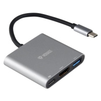 Adaptér YENKEE YTC 031 USB C na HDMI, USB,C,A