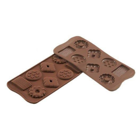 Silikónová forma na čokoládu – sušienky - Silikomart