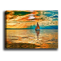 Obraz na plátne Boat trip 30x70 cm