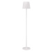 Biela LED stmievateľná stojacia lampa (výška 135 cm) Dorian – Remember