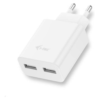 nabíjačka iTec USB Power 2 Port 2.4A - USB nabíjačka - biela