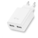 nabíjačka iTec USB Power 2 Port 2.4A - USB nabíjačka - biela