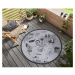 Sivý okrúhly koberec ø 160 cm Animal World – Hanse Home