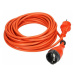 Záhradný predlžovací kábel z PVC, IP20, zaliaty, kábel 30m dlhý, 3x1,5mm2 Schuko