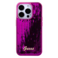 Guess Sequin Script Logo Apple iPhone 15 GUHCP15SPSFDGSF Magenta