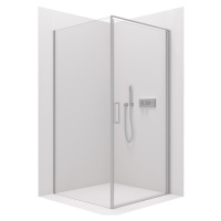 Cerano Porte, 1-krídlový sprchovací kút 80x80 cm, 8mm číre sklo, chrómový profil, CER-CER-413540