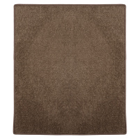 Kusový koberec Eton hnědý 97 čtverec - 60x60 cm Vopi koberce