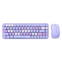 Klávesnica Wireless keyboard + mouse set MOFII Bean 2.4G (Purple)